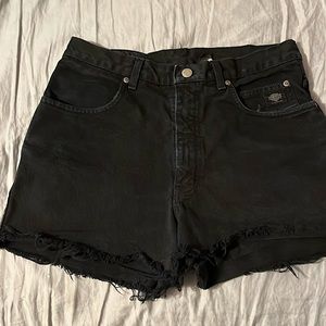 Vintage Harley Davidson Denim Cutoff Shorts